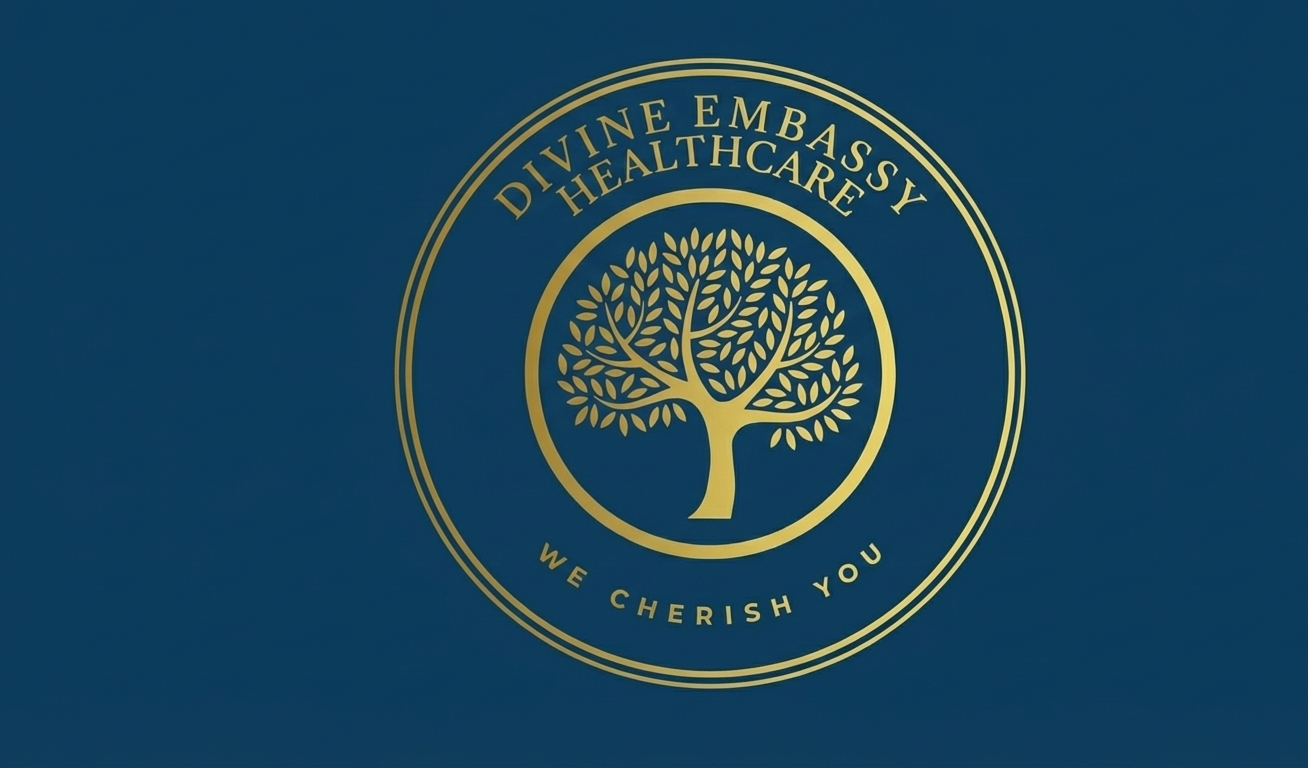 Divine Embassy Healthcare Logo